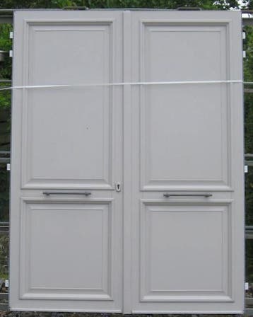pvc dubbel buitendeur , voordeur , deur 185 x 235, Doe-het-zelf en Bouw, Deuren en Vliegenramen, Kunststof, Nieuw, Ophalen of Verzenden