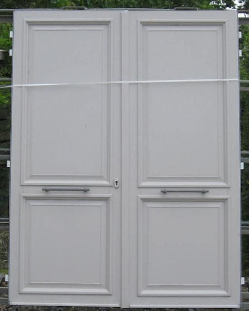 pvc dubbel buitendeur , voordeur , deur 185 x 235, Doe-het-zelf en Bouw, Deuren en Vliegenramen, Nieuw, Kunststof, Buitendeur