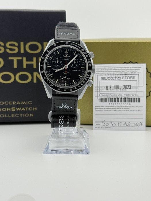 Omega x Swatch - MoonSwatch - Mission to the Moonshine Gold, Bijoux, Sacs & Beauté, Montres | Hommes