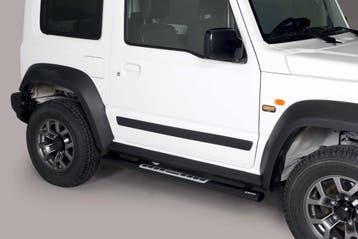 Side Bars | geschikt voor Suzuki | Jimny 18- 3d suv. | zwart, Verzenden