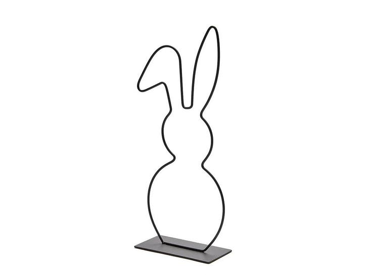 Metalen Frame Haas hangend oor op voet Zwart 40 cm, Hobby & Loisirs créatifs, Bricolage