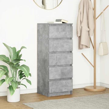 vidaXL Dressoir met lades 37,5x35x99 cm spaanplaat, Verzenden, Nieuw