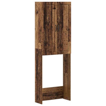 vidaXL Toiletkast UTRECHT Oud hout 66 x 25,5 x 190 cm, Verzenden, Nieuw