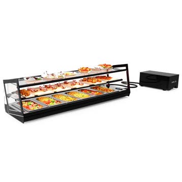 Tapasvitrine | KUBE | Zwart | 6x 1/3 GN | +2°C/+6°C |, Verzenden, Nieuw in verpakking