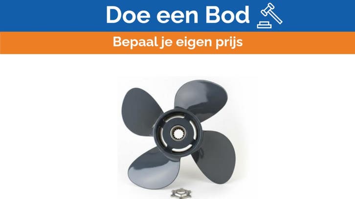 Bieden: Honda Outboard Propeller 13X25X13RB - 58134-ZW1-013, Watersport en Boten, Bootonderdelen, Ophalen of Verzenden