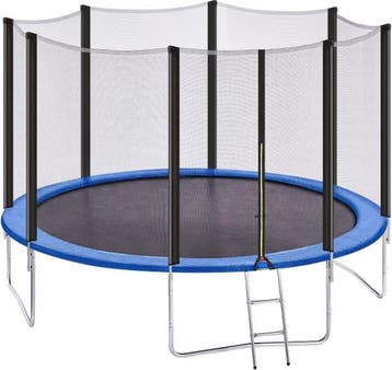 Songmics - Veiligheidsnet voor trampoline - diameter 305 cm, Verzenden