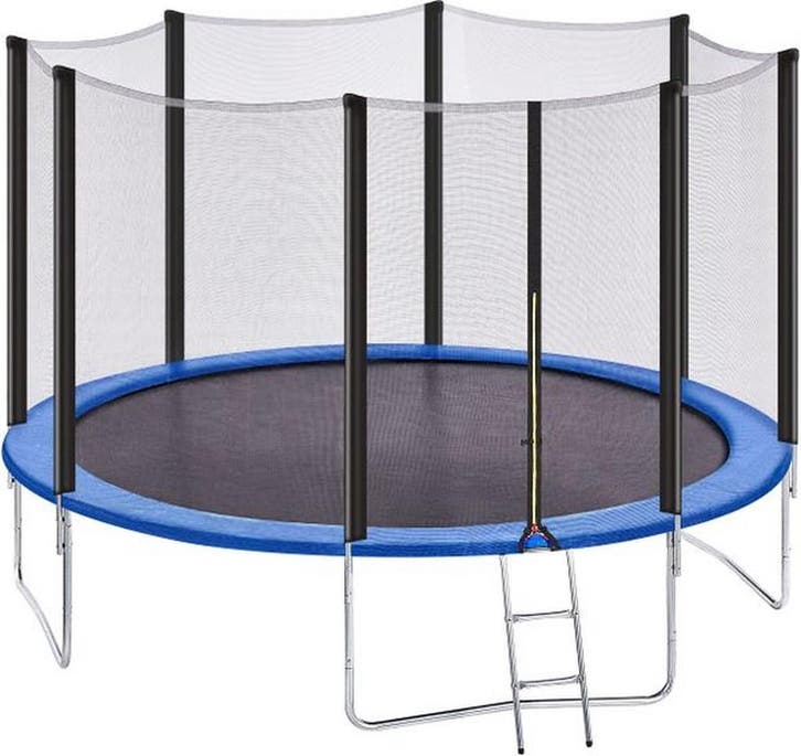 Songmics - Veiligheidsnet voor trampoline - diameter 305 cm, Kinderen en Baby's, Speelgoed | Buiten | Trampolines, Verzenden