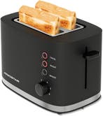 Broodrooster - Toaster - 2 sleuven - 800W - Zwart, Elektronische apparatuur, Broodroosters, Verzenden, Nieuw