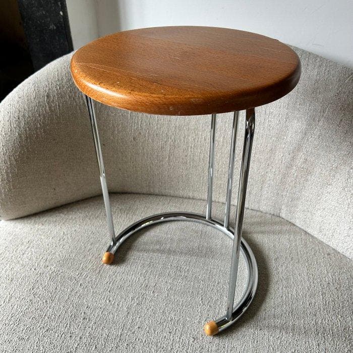 Bijzettafel - Beuken, Antiquités & Art, Art | Objets design