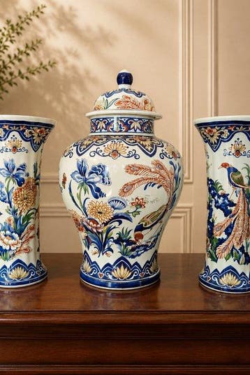 Boch Frères - Vase (3) - Faïence