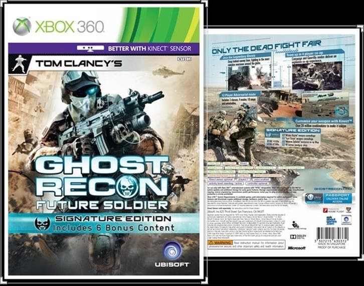 Tom Clancy Ghost Recon Future Soldier Signature edition, Games en Spelcomputers, Games | Xbox 360, Ophalen of Verzenden