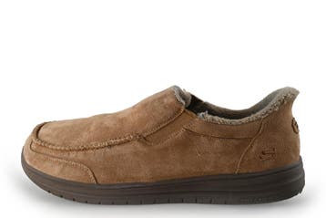 Skechers Pantoffels in maat 43 Bruin, Kleding | Heren, Schoenen, Bruin, Verzenden, Skechers, Pantoffels of Sloffen