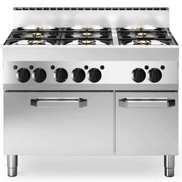 Fornuis + Oven | FUN 650 | Gas | 6 Branders (3x 3.6kW + 3x, Verzenden, Nieuw in verpakking