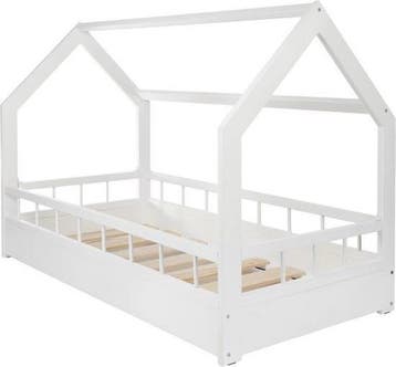 Veilig Kinderbed Grenenhout | 80x160 | OP=OP, Ophalen of Verzenden, Nieuw, Hoogslaper