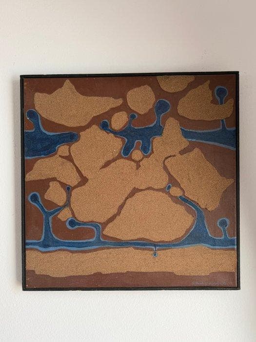 Siegfried Reich an der Stolpe (1912-2001) - Die blauen, Antiek en Kunst, Kunst | Schilderijen | Modern