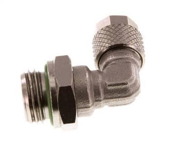 6x4 & G1/4'' Vernikkeld Messing L-Opsteekkoppeling, Verzenden, Nieuw
