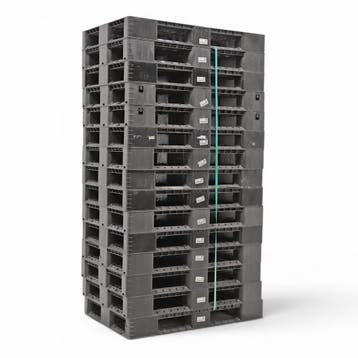 Gebruikte Kunststof pallets roosterpallet, Ophalen of Verzenden