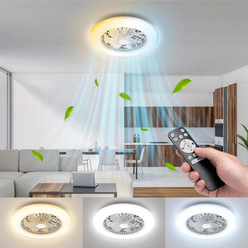 Plafondventilator met verlichting - Plafondlamp met ventilat, Verzenden, Nieuw