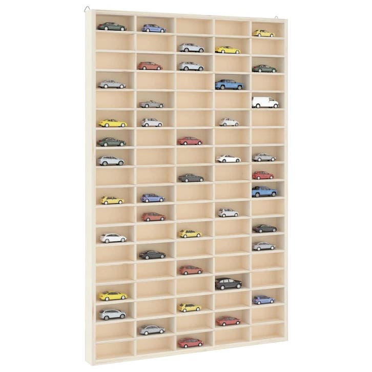 vidaXL Houten Verzamelaarsvitrine met 90 Vakken, Huis en Inrichting, Kasten | Wandmeubels, Nieuw, Verzenden