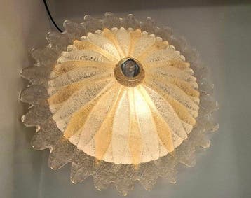 Plafondlamp - Ø 47 cm – Italia 60/70s - Muranoglas