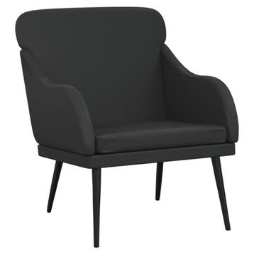 Fauteuil zwart - 56% korting! Budgetvriendelijke upgrade..., Huis en Inrichting, Verzenden, 75 tot 100 cm, Zo goed als nieuw, 75 tot 100 cm