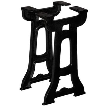 vidaXL Bankpoten 2 st Y-frame gietijzer, Verzenden, Nieuw