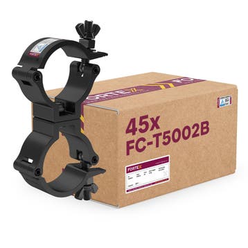 45x FORTEX Slimline Swivel Coupler truss klem WLL 100kg buis, Verzenden, Nieuw