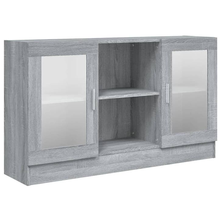 Vitrinekast eiken | 46% korting | Retour deal, Huis en Inrichting, Kasten | Vitrinekasten, 25 tot 50 cm, Zo goed als nieuw, Overige houtsoorten