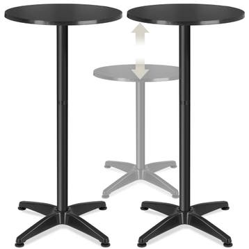 Aluminium bistrotafel Ø 60 cm, Tuin en Terras, Verzenden, Nieuw