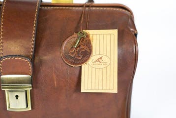 Other brand - Borsa da medico italiana in pelle - Sac à main