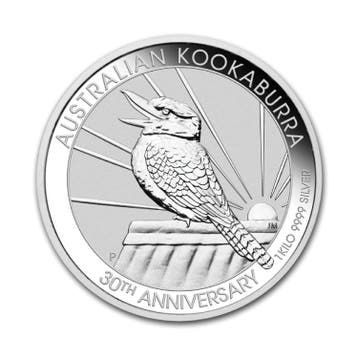 1 kilo zilveren Kookaburra munt 2020