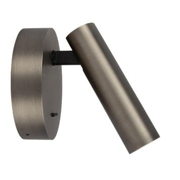 Wandlampen Viktor Leeslamp Gun Metal Met Schakelaar en USB-C, Verzenden