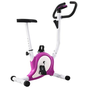 vidaXL Hometrainer met bandweerstand paars, Verzenden