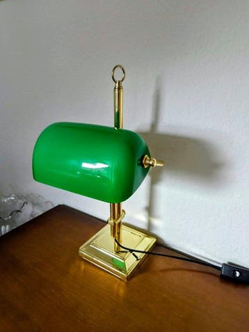 Bankerlampe / Schreibtischleuchte im Jugendstil –