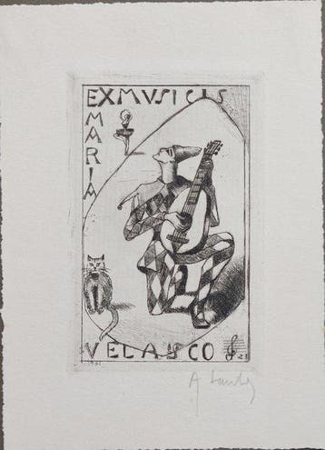 80 exlibris, thema: muziek / ex libris musicis - Ex libris, Antiek en Kunst