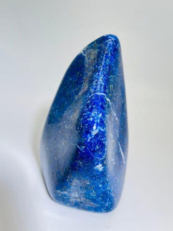 Zeldzame denimblauw lapis lazuli vrije-vorm sculptuur 100%