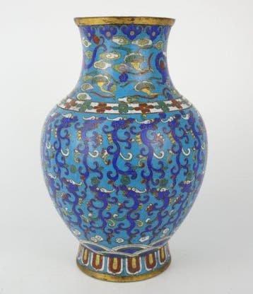 Vaas - Cloisonne - China - Qianlong (1736-1795) - Chilong