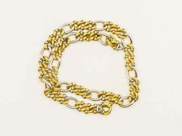 Collier - 18 carats Or jaune, Or blanc, Bijoux, Sacs & Beauté, Colliers