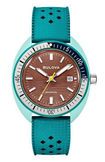 Bulova - NO RESERVE PRICE - Snorkel Sea Turtle GREEN -