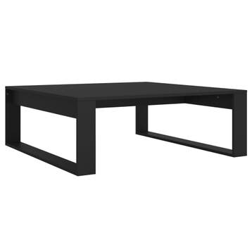 Salontafel 100x100cm zwart | Retour deal | -54% korting, Huis en Inrichting, Gebruikt, 50 tot 100 cm, Verzenden, Vierkant