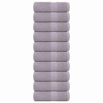 vidaXL Gastendoekjes FROGN 10 st 30x50 cm 360 g/m² grijs, Verzenden, Nieuw