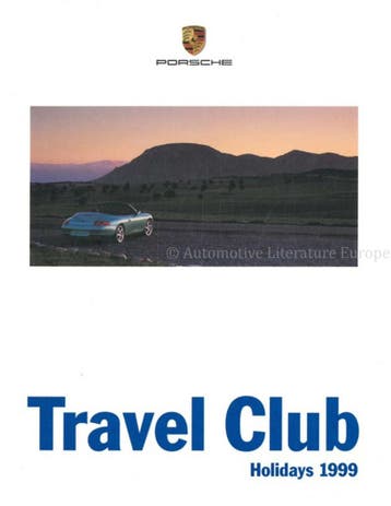 1999 PORSCHE TRAVEL CLUB BROCHURE ENGELS, Nieuw
