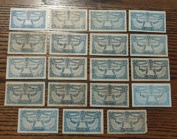 Belgique. - 19 x 1 Franc - 1920/1922 - Pick 92 (Sans prix de