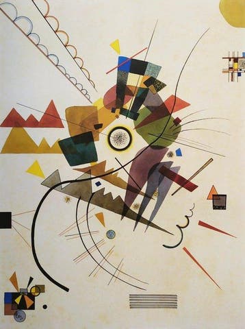 Wassily Kandinsky (1866-1944) (after) - Ringsum, 1924 -