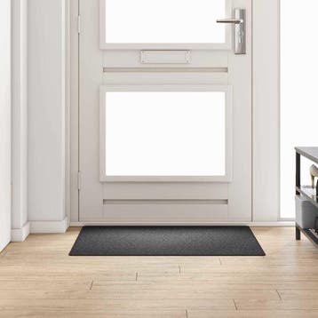 vidaXL Tapijt Loper Donkergrijs 100 x 100 cm 100%, Verzenden