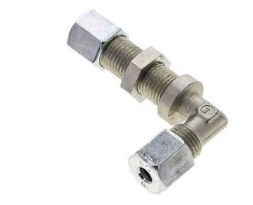 6S Coude en acier zingué Raccord de coupe Cloison 630 bar, Verzenden