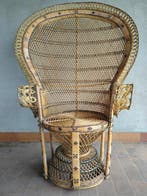 Fauteuil (2) - Chaise paon - Rotin - Ensemble fauteuil et