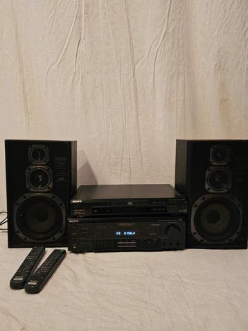 Sony, JVC - DVP-S335 + STR-DE315 + SP-E300 Hifi-set, Nieuw