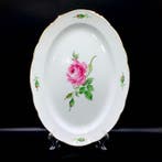 Meissen - Huge Antique Serving Platter (48 cm) - Red Rose
