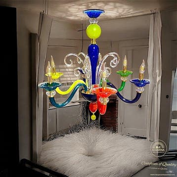 SLC Illumina - MG - Lustre - Verre, Cristal, Antiek en Kunst
